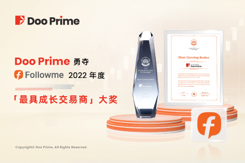Doo Prime 勇夺 FOLLOWME “最具成长交易商” 和 “十大最受欢迎交易商” 的两大荣誉奖项